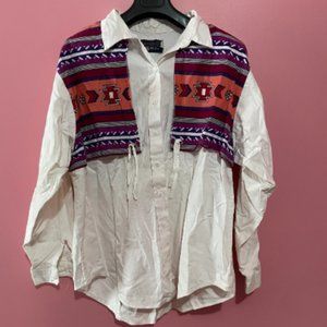 Vintage 90's Panhandle Slim Western button down top